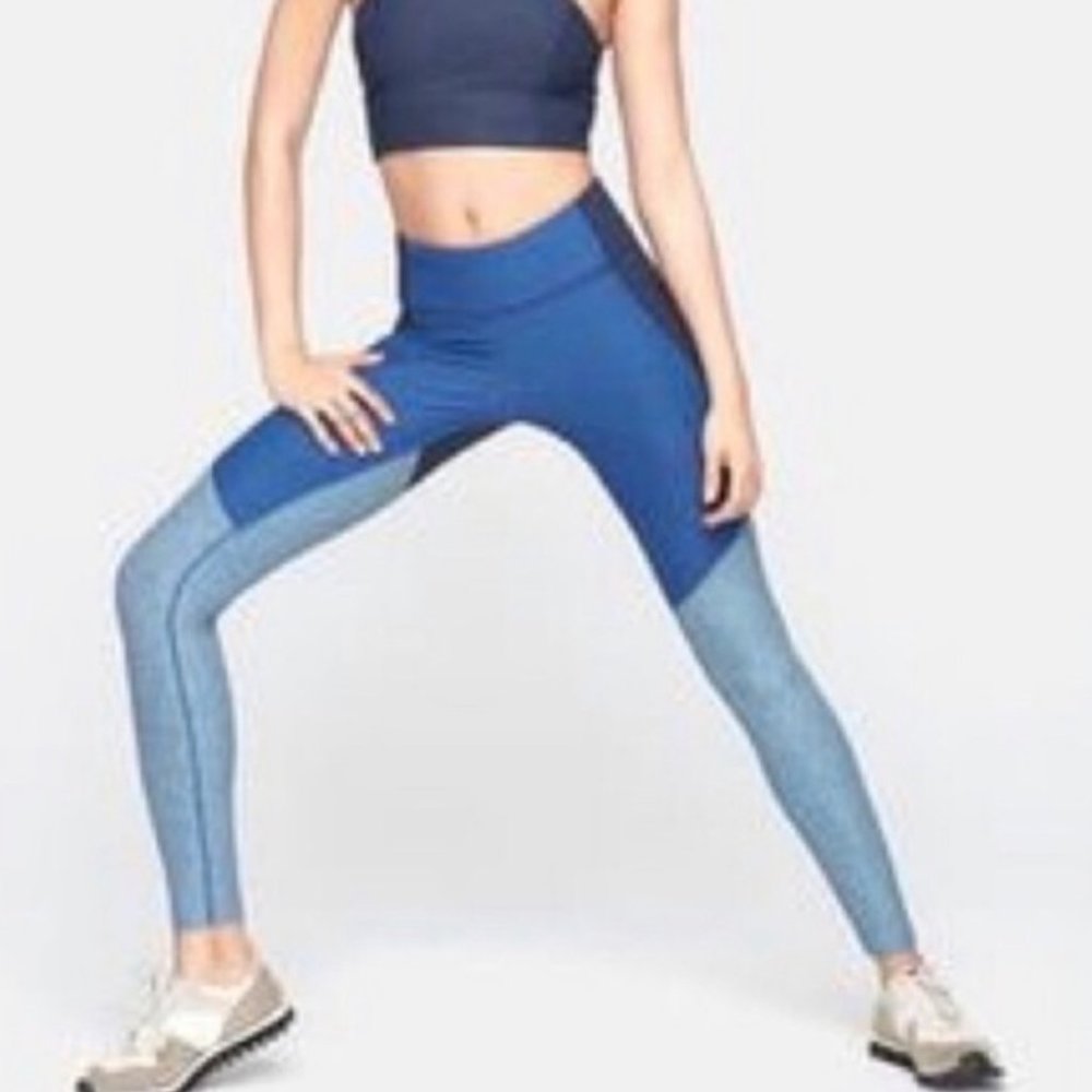 7/8 Tri-Tone Warmup Legging M